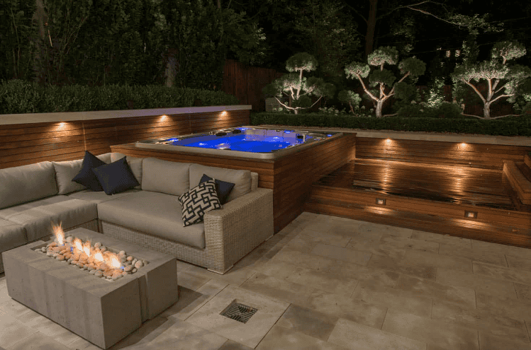 Fiberglass with wood furniture